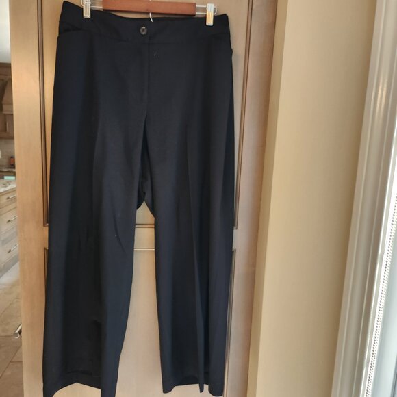 Lane Bryant Black Trousers Size 22 Petite Plus - Picture 3 of 6